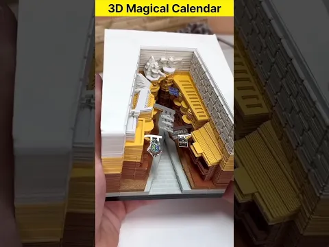 3D Magical Calendar📅 #shorts #viral