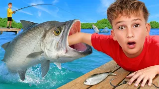Câu cá CỰC ĐỈNH 1 đô la so với 1.000.000 đô la!