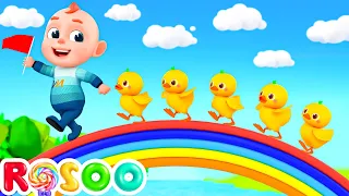 Five Little Ducks | Rosoo - Nursery Rhymes & Kids Songs