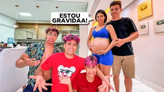 DESCOBRIMOS QUE MINHA MÃE ESTA GRÁVIDA! *vamos ter um irmãozinho Robson Abreu e Richard Abreu