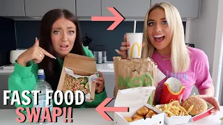 i ATE my bestfriends FAST FOOD ORDERS!! ft Anastasia | Saffron Barker