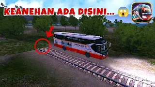 GAK MASUK AKAL 😱 MISTERI UJUNG REL KERETA API DI BUSSID ‼️ Easter egg bussid terbaru