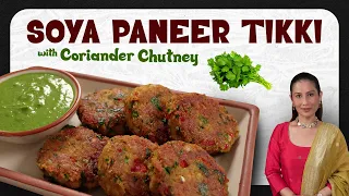 STOP Eating Junk! Make This Crispy Soya Paneer Tikki at Home (Easy & Healthy) ! Meghna's Food Magic