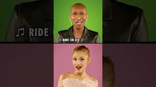Wicked stars Ariana Grande and Cynthia Erivo on the Tonight Show 💚🩷 #wicked #wickedmusical