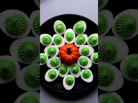 Halloween Deviled Eggs #shorts