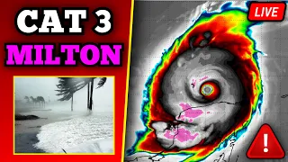 Hurricane Milton, As It Made Landfall With A Wedge Tornado Near Fort Pierce, Florida - 10/9/24
