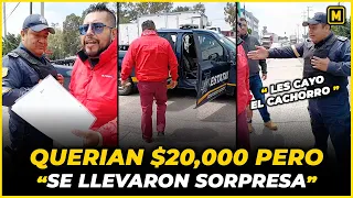 Estatales querían $20,000 pero les llego El Cachorro