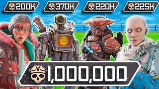 The First Ever ONE MILLION KILL SQUAD in Apex Legends