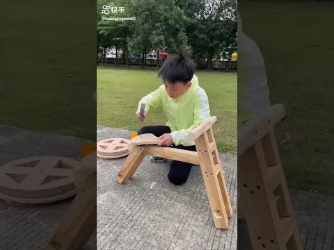 new cycle bna di 🥺🥺~wood working/art skill~wooden~#short #ytshort #newchinese #shortfeed