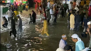 Ajmer sharif mai aayi bhot tezz barrish Bharr gayi paani se dargah #ajmer  #ajmersharif #allah #kgn