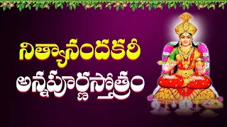 నిత్యానందకరీ - అన్నపూర్ణస్తోత్రం | Sri Annapoorna Stotram | J.Satya Dev | Nitya Santhoshini
