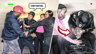Fighting in front of The Bulls Family Prank! //Dorea Chege Fainted!😭 *Hillarious*