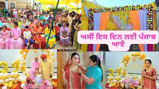 Asi MOM DAD NU KI DITA Anniversary DA GIFT | Mr Mrs Dhesi in Punjab #vlog
