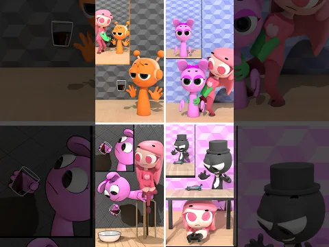 Watch 4 Videos Separately (Incredibox Sprunki)