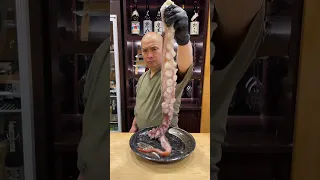 【Octopus】REAL TAKOYAKI⁉︎ Grilled Octopus #shorts #sushi #chefhiro #japan