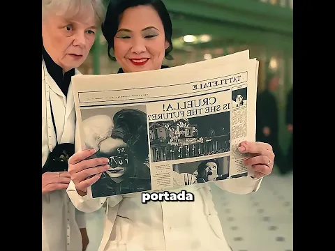 Cruella le robó todo el protagonismo a la condesa con sus deslumbrantes cambios de vestuario.#shorts