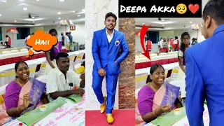 🤯Suprise Meet With Deepa Akka🥺❤️*Ena Pahh Ipadi Irukaga😱* Ethir Pakavaeila🙄 #cookwithcomali #mohe