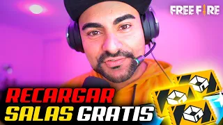 COMO OBTENER SALAS GRATIS DE FREE FIRE! EN 2022