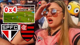 INACREDITÁVEL- VLOG/REACT NO MORUMBI- SÃO PAULO 0 x 4 FLAMENGO