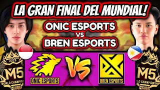 ¡LA MEJOR FINAL DE TODOS LOS TIEMPOS! ONIC ID vs BREN ESPORTS - M5 GRAN FINAL | MOBILE LEGENDS