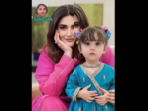 hiba bukhari arez Ahmed soooo cute daughter 😍 🥰😍 #viral #subscribe #myYouTubechannel