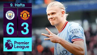 Manchester City 6-3 Manchester United | Maç Özeti | Premier League - 2022/23