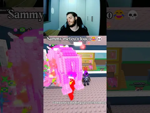 Sammy meteu o louco 😂💀 #roblox #stealabrainrot