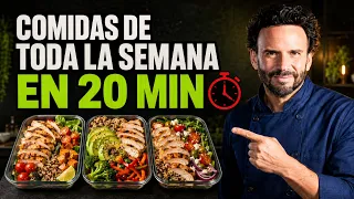Recetas en menos de 20 minutos para toda la semana saludables y fáciles