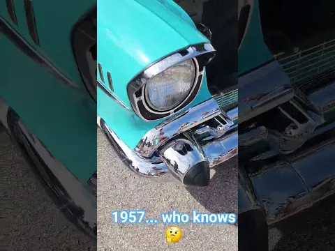 1957, who knows that car? 🚗💨 #ClassicCars #AutoHistory #Vintage