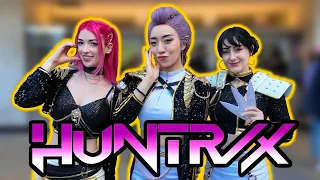 HUNTR/X attends KPOP DEMON HUNTER Sing A Long! ft. @StellaChuu & @morganlefoy