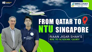 Success Stories: From Qatar to NTU Singapore, Riaan Jigar Shah's Journey to Academic Stardom!