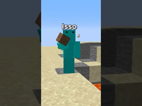 Minecraft, mas não pode tocar no amarelo