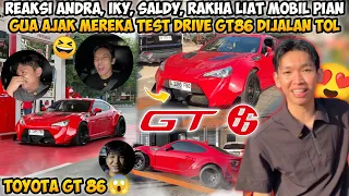 LUCU BANGET LIAT REAKSI ANDRA,IKY,SALDY,DAN RAKA GUA AJAK NGEBUT DI JALAN TOL🤣