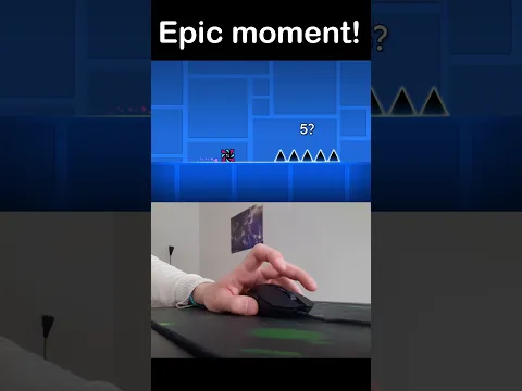Epic GIGACHAD moment in Geometry Dash!