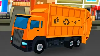 Xe chở rác | Video cho trẻ em | Chương trình mẫu giáo | Phim hoạt hình xe hơi