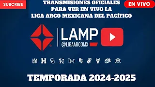 📺Transmisiones Oficiales Para Ver EN VIVO La Liga Arco Mexicana del Pacifico Temporada 2024-2025