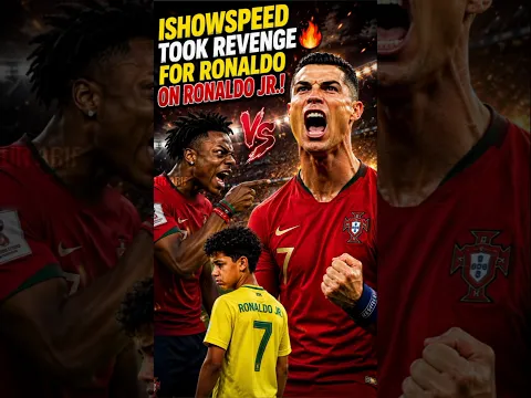 🔥 Ronaldo’s Revenge! IShowSpeed Jr. Took Revenge on Ronaldo Jr.! 😱⚡ #shorts #ronaldo