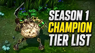 DRUTUTT REACTS TO SEASON 1 CHAMPION TIER LIST