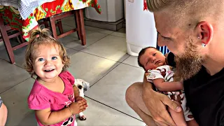 REAÇÃO DA SOPHIA CONHECENDO A HELENA!!! 😱😍❤️