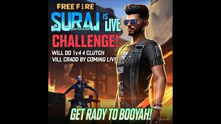 FREE  FIRE LIVE GAMPLAY BR  #surajlive #ff #live