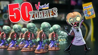 Creando un Plants vs Zombies en la Vida Real 🔥 Abrí 50 Vualá Sorpresa de PVZ y esto fue lo que pasó!