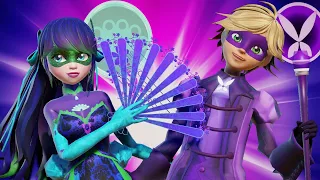 [MLB] Adrien & Marinette with Moth & Peacock miraculous