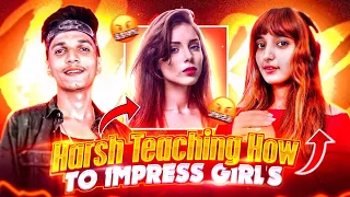 Pn Harsh Teaching How To Impress A Girl In FF 😐💢 My Reaction 🤬💥 - Garena Free Fire