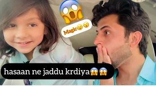 Hasaan ne jaddu krdiya😱😱  Yaseen khan first vlog with Hasaan hanaan 🥰🥰