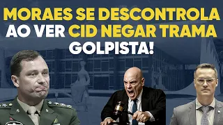 Inédito: Mauro Cid nega trama golpista e Moraes surta!