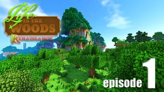 Life In The Woods (A Minecraft Adventure) - EP01 - Let's Start Hungry Mode!