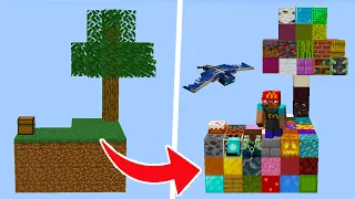 Minecraft Skyblock, but it's randomized