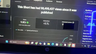 98 MILLION Shorts Views Earning Revealed 💰 कितना पैसा मिला?