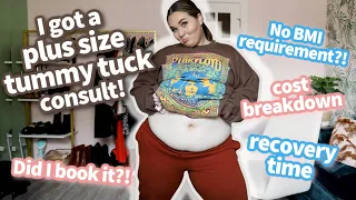 I Got a Plus Size Tummy Tuck Consult... all the details! | Sarah Rae Vargas
