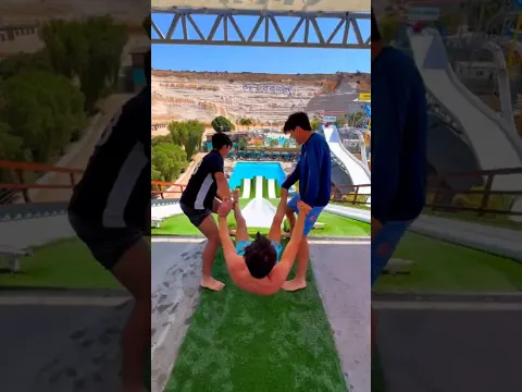 That Water Slide Launch Was Absolutely Wild 🌊💥#WaterSlide #WaterPark #ViralShorts